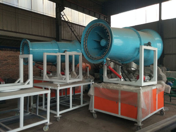 除尘喷雾机/雾炮机风机对喷雾质量的影响及喷雾射程的试验方法